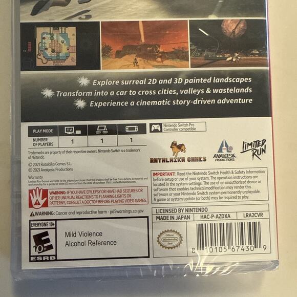ANODYNE 2: RETURN TO DUST( Nintendo Switch) (Brand New/Sealed) LRG Ships Now! - Picture 3 of 5